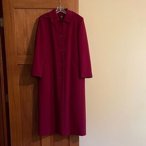 Gallery Burgundy Trench Coat